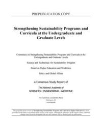 bokomslag Strengthening Sustainability Programs and Curricula at the Undergraduate and Graduate Levels