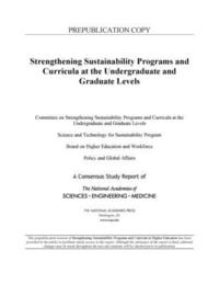 bokomslag Strengthening Sustainability Programs and Curricula at the Undergraduate and Graduate Levels