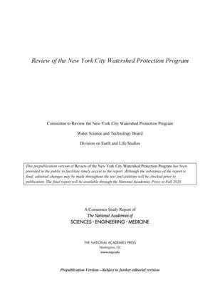 Review of the New York City Watershed Protection Program 1