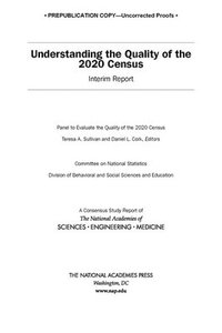 bokomslag Understanding the Quality of the 2020 Census