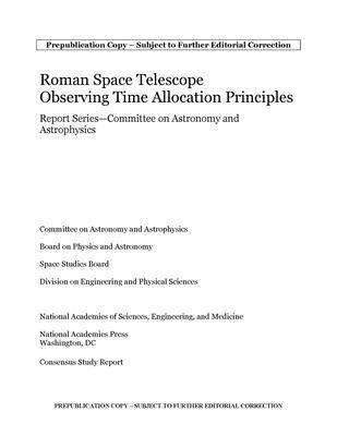 Roman Space Telescope Observations 1
