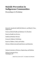 bokomslag Suicide Prevention in Indigenous Communities