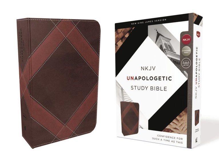 Emmanuel Foundation - NKJV, Unapologetic Study Bible, Leathersoft, Brown, Red Letter, Inbunden