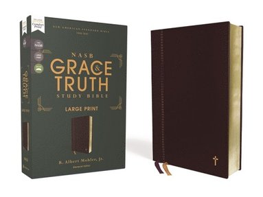 bokomslag NASB, The Grace and Truth Study Bible (Trustworthy and Practical Insights), Large Print, Leathersoft, Maroon, Red Letter, 1995 Text, Comfort Print