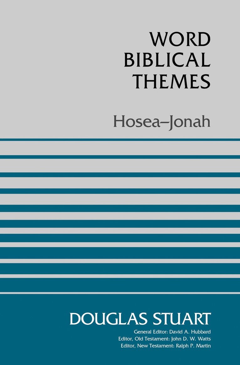 Hosea-Jonah 1