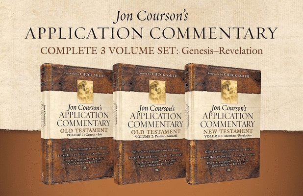 Jon Courson's Application Commentary, Complete 3-Volume Set: Genesis - Revelation 1