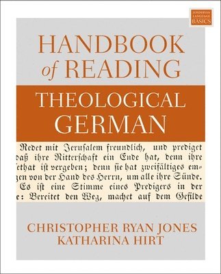 Handbook of Reading Theological German 1