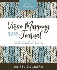 bokomslag Verse Mapping Bible Study Journal