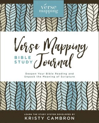 Verse Mapping Bible Study Journal 1