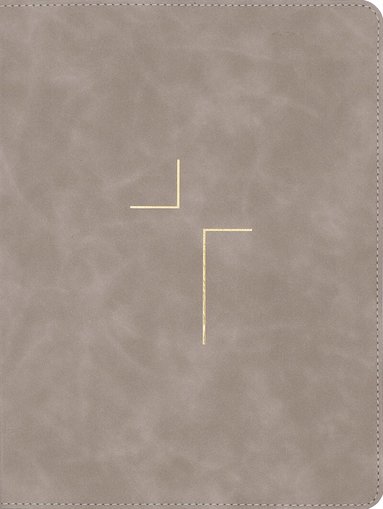 Zondervan, Passion Publishing - Jesus Bible, ESV Edition, Leathersoft, Stone, Inbunden