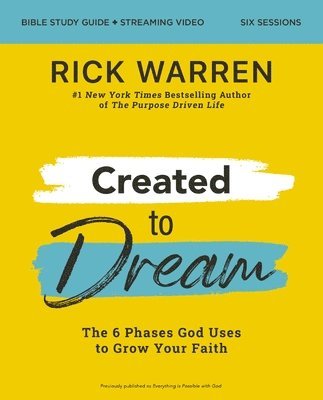 Created to Dream Bible Study Guide plus Streaming Video 1