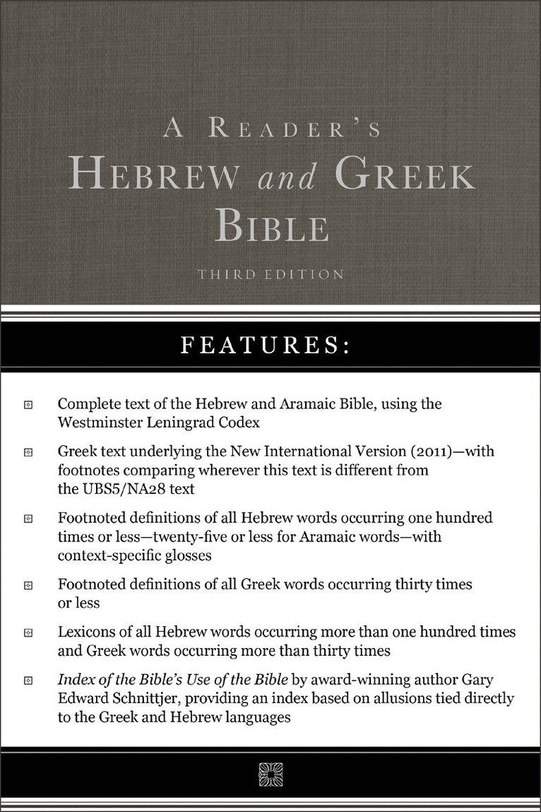 Reader's Hebrew and Greek Bible