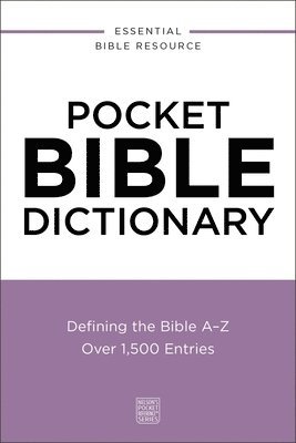 bokomslag Pocket Bible Dictionary