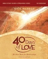 Rick Warren - 40 Days of Love Bible Study Guide plus Streaming Video, Updated Edition, Häftad. Tillgänglighet: Lägg i varukorg