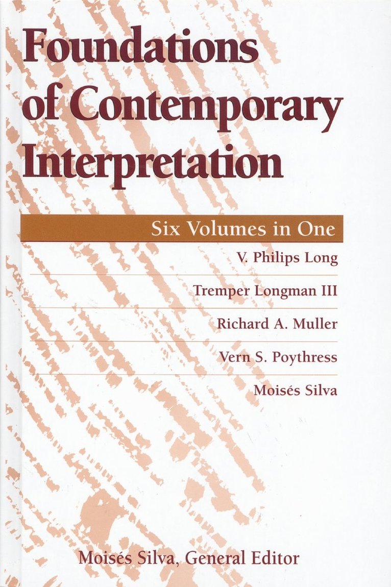 Foundations of Contemporary Interpretation 1