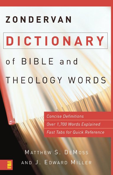 bokomslag Zondervan Dictionary of Bible and Theology Words