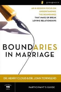 bokomslag Boundaries in Marriage Participant's Guide