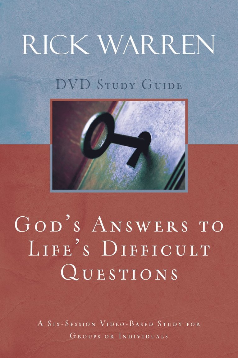 Rick Warren, WARREN RICK, Warren Rick - God's Answers to Life's Difficult Questions Bible Study Guide, Häftad
