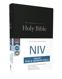 bokomslag NIV, Value Pew and Worship Bible, Hardcover, Black