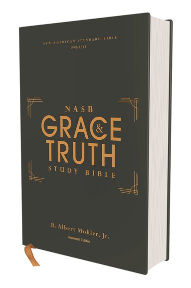 Zondervan, R. Albert Mohler Jr - NASB, The Grace and Truth Study Bible (Trustworthy and Practical Insights), Hardcover, Green, Red Letter, 1995 Text, Comfort Print, Inbunden
