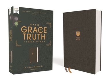 bokomslag NASB, The Grace and Truth Study Bible (Trustworthy and Practical Insights), Cloth over Board, Gray, Red Letter, 1995 Text, Comfort Print