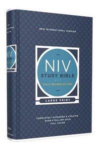 bokomslag NIV Study Bible, Fully Revised Edition (Study Deeply. Believe Wholeheartedly.), Large Print, Hardcover, Red Letter, Comfort Print