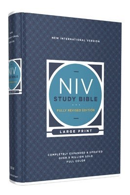 bokomslag NIV Study Bible, Fully Revised Edition (Study Deeply. Believe Wholeheartedly.), Large Print, Hardcover, Red Letter, Comfort Print