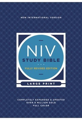 Niv Study Bible, Fully Revised Edition (study Deeply. Believe Wholeheartedly.), Large Print, Hardcover, Red Letter, Comfort Print 1