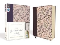 bokomslag Niv, Journal The Word Bible (Perfect For Note-Taking), Cloth Over Board, Pink Floral, Red Letter, Comfort Print
