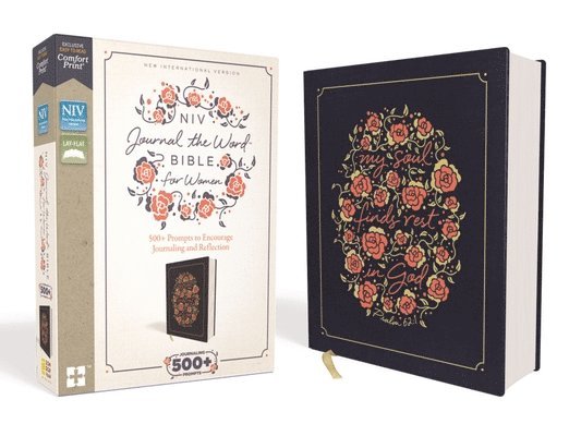 Zondervan Zondervan, Zondervan - NIV, Journal the Word Bible for Women (Perfect for Note-Taking), Cloth over Board, Navy, Red Letter, Comfort Print, Inbunden