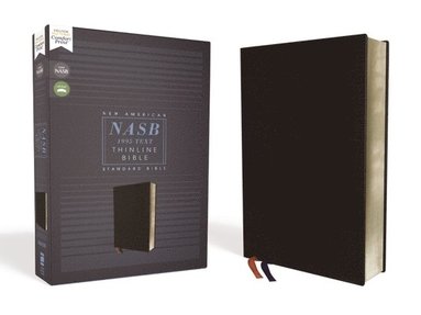 bokomslag NASB, Thinline Bible, Bonded Leather, Black, Red Letter, 1995 Text, Comfort Print