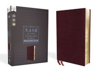 bokomslag NASB, Thinline Bible, Large Print, Bonded Leather, Burgundy, Red Letter, 1995 Text, Comfort Print