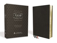bokomslag Nasb, Single-Column Reference Bible, Premium Leather, Goatskin, Black, Premier Collection, 1995 Text, Comfort Print