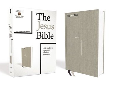 Zondervan, Passion Publishing - The Jesus Bible, NIV Edition, Cloth Over Board, Gray Linen, Comfort Print, Inbunden
