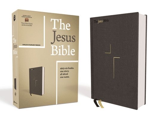 The Jesus Bible, ESV Edition, Cloth over Board, Gray 1