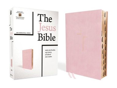 bokomslag Jesus Bible, Niv Edition, Leathersoft Over Board, Pink, Thumb Indexed, Comfort Print