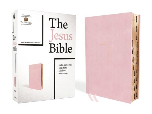 Zondervan, Passion Publishing - The Jesus Bible, NIV Edition, Leathersoft Over Board, Pink, Indexed, Comfort Print, Inbunden