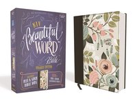 bokomslag Niv, Beautiful Word Bible, Updated Edition, Peel/Stick Bible Tabs, Cloth Over Board, Multi-Color Floral, Red Letter, Comfort Print