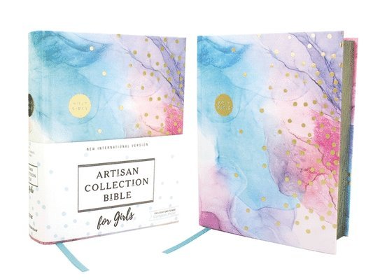 Zondervan - Niv, Artisan Collection Bible for Girls, Cloth Over Board, Multi-Color, Art Gilded Edges, Red Letter Edition, Comfort Print, Inbunden