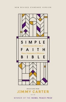 Zondervan, Jimmy Carter - Zondervan: Nrsv, Simple Faith Bible, Hardcover, Comfort Prin, Inbunden