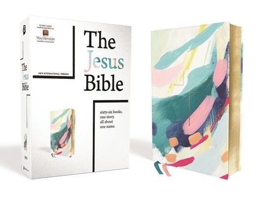 Zondervan, Passion Publishing - The Jesus Bible, NIV Edition, Leathersoft, Multi-Color/Teal, Comfort Print, Inbunden