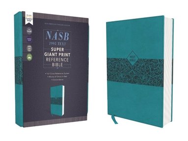 bokomslag NASB, Super Giant Print Reference Bible, Leathersoft, Teal, Red Letter, 1995 Text, Comfort Print