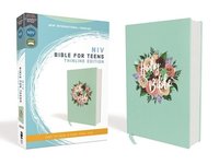 bokomslag Niv, Bible For Teens, Thinline Edition, Cloth Over Board, Floral, Red Letter, Comfort Print