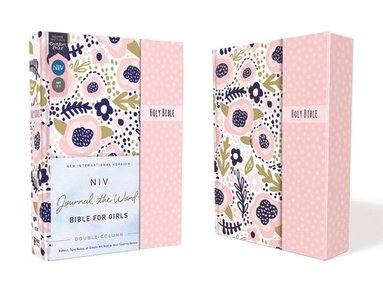 bokomslag NIV, Journal the Word Bible for Girls, Double-Column, Hardcover, Pink, Magnetic Closure, Red Letter, Comfort Print