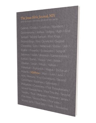 Zondervan Zondervan, Passion Publishing, Louie Giglio - The Jesus Bible Journal, Matthew, NIV, Paperback, Comfort Print, Häftad