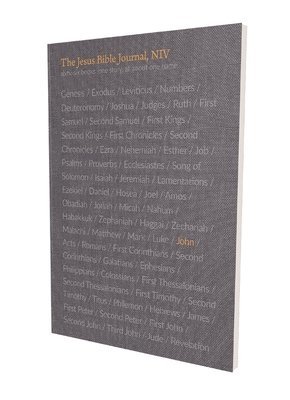 Zondervan Zondervan, Passion Publishing, Louie Giglio - The Jesus Bible Journal, John, NIV, Paperback, Comfort Print, Häftad