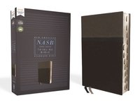bokomslag NASB, Thinline Bible, Leathersoft, Black, Red Letter, 1995 Text, Thumb Indexed, Comfort Print