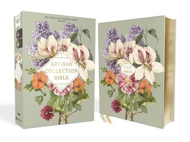 bokomslag NASB, Artisan Collection Bible, Leathersoft, Sage Floral, Red Letter, 1995 Text, Comfort Print