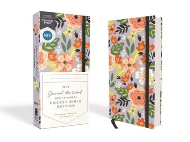 bokomslag NIV, Journal the Word New Testament (Perfect for Note-Taking), Pocket Bible Edition, Hardcover, Floral, Red Letter, Comfort Print