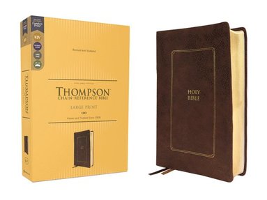 bokomslag KJV, Thompson Chain-Reference Bible, Large Print, Leathersoft, Brown, Red Letter, Comfort Print